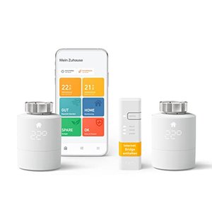 tado° smartes Heizkörperthermostat - Wifi Starter Kit V3+, inkl. 2x Thermostat für Heizung - digital