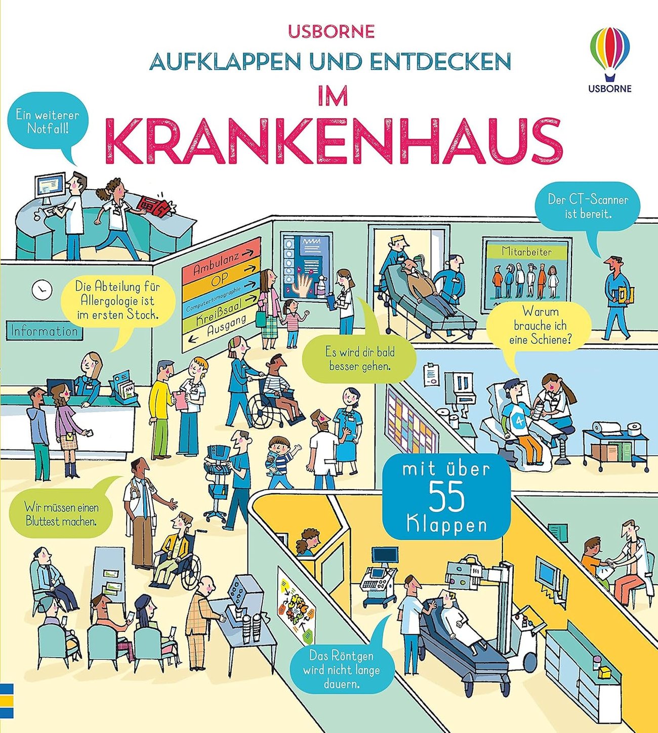 Aufklappen und Entdecken: Im Krankenhaus (Aufklappen-und-Entdecken-Reihe)