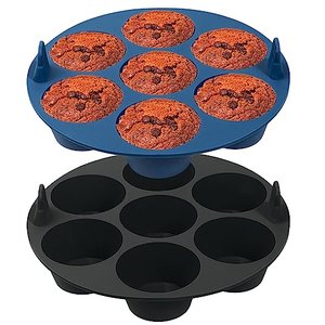webake – 2er-Set Muffin-Backform für den Airfryer