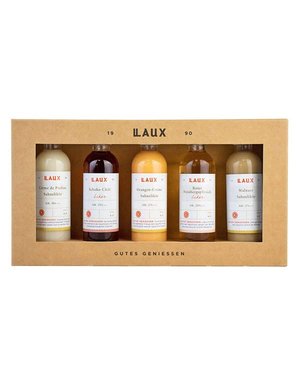 LAUX Likör Geschenkset, Premium Likör Set Mini mit 5 edlen Sorten (40ml)