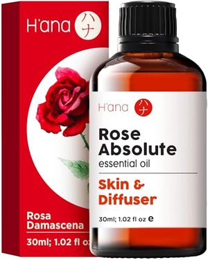 Hana Rose Absolute Essential Oil – lindert Stress und spendet der Haut Feuchtigkeit – für süßere, st