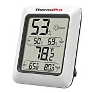 ThermoPro TP50 digitales Thermo-Hygrometer Hygrometer Innen Thermometer Raumthermometer mit Aufzeich