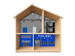 Polizei Aufkleber passend für das Puppenhaus FLISAT von IKEA