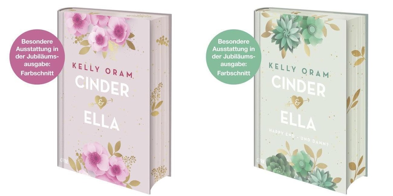 Die Cinder und Ella-Reihe Band 1+2 plus 1 exklusives Postkartenset