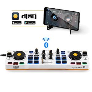 Hercules DJControl Mix - Drahtloser Bluetooth-DJ-Controller für Smartphones - djay App - 2 Decks
