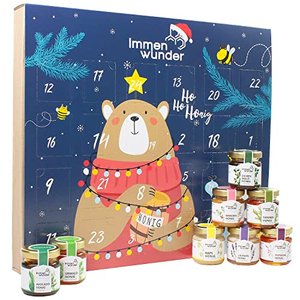 Immenwunder Honig Adventskalender - Für eine leckere & gesunde Weihnachtszeit - Mit 24 schmackhaften