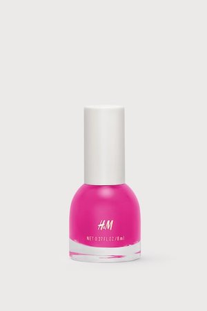 Nagellack in Knallpink