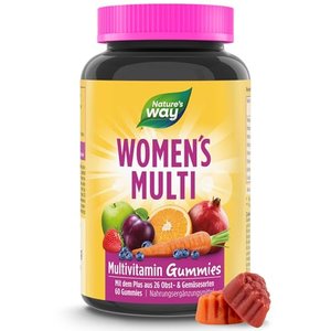 Vitamine für Frauen Multivitamin Gummibärchen - A-Z Vitamine für Frauen hochdosiert - mit Folsäure