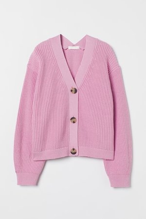 Gerippter Cardigan