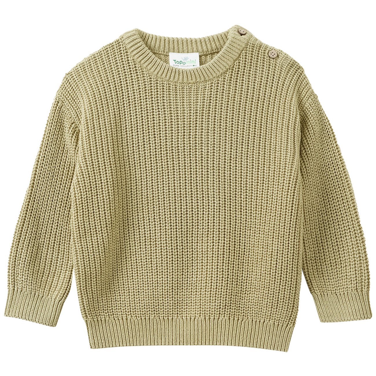 Baby Strickpullover aus Bio-Baumwolle