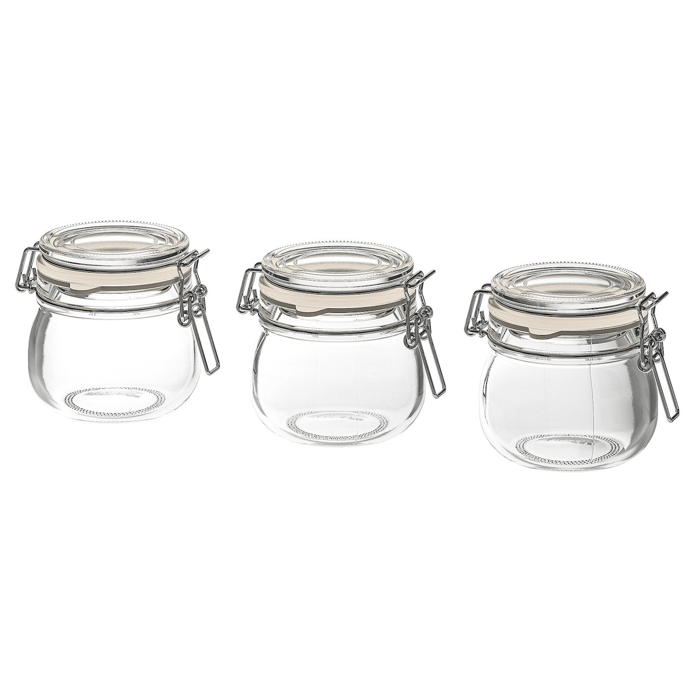 Ikea Korken Jar With Lid Clear Glass 18 L Amazon De