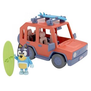 Bluey: Heeler-Familienwagen inklusive Bandit-Figur: 1 Fahrzeug mit Platz für 4 Figuren