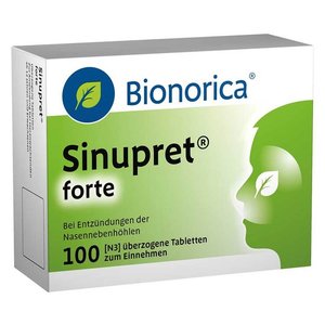 Sinupret forte überzogene Tabletten 100 St Überzogene Tabletten