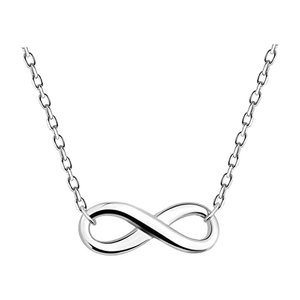 Sofia Milani - Damen Halskette 925 Silber - Unendlich Infinity Anhänger - 50014