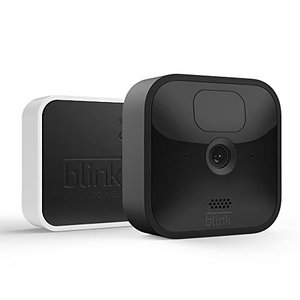 Blink Outdoor – wireless, weather-resistant HD surveillance camera with two-year battery life