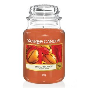 Yankee Candle Duftkerze im Glas (groß) | Spiced Orange