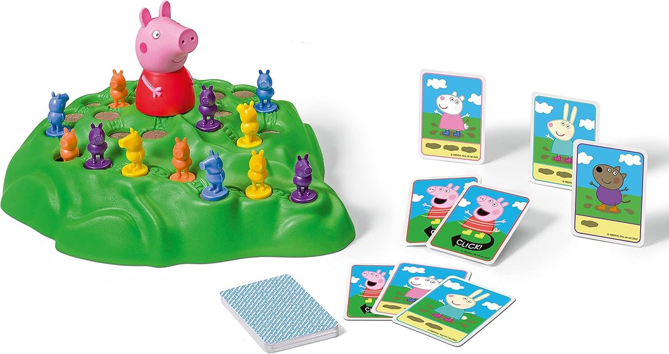 Ravensburger Peppa Pig Muddy Puddles Game for Kids Age 4 Years and Up