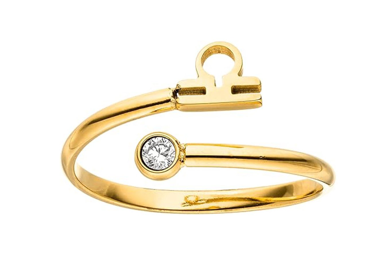 Purelei Sternzeichen Ring Waage (Gold)