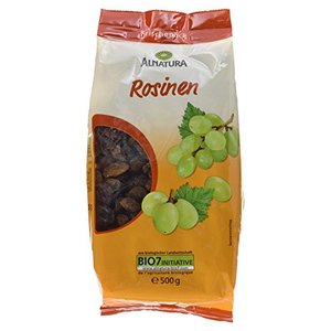 Alnatura Bio Rosinen, vegan, 6er Pack (6 x 500 g)