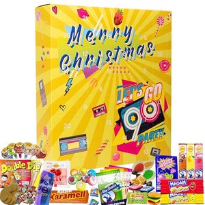 90er Süßigkeiten Adventskalender 2024