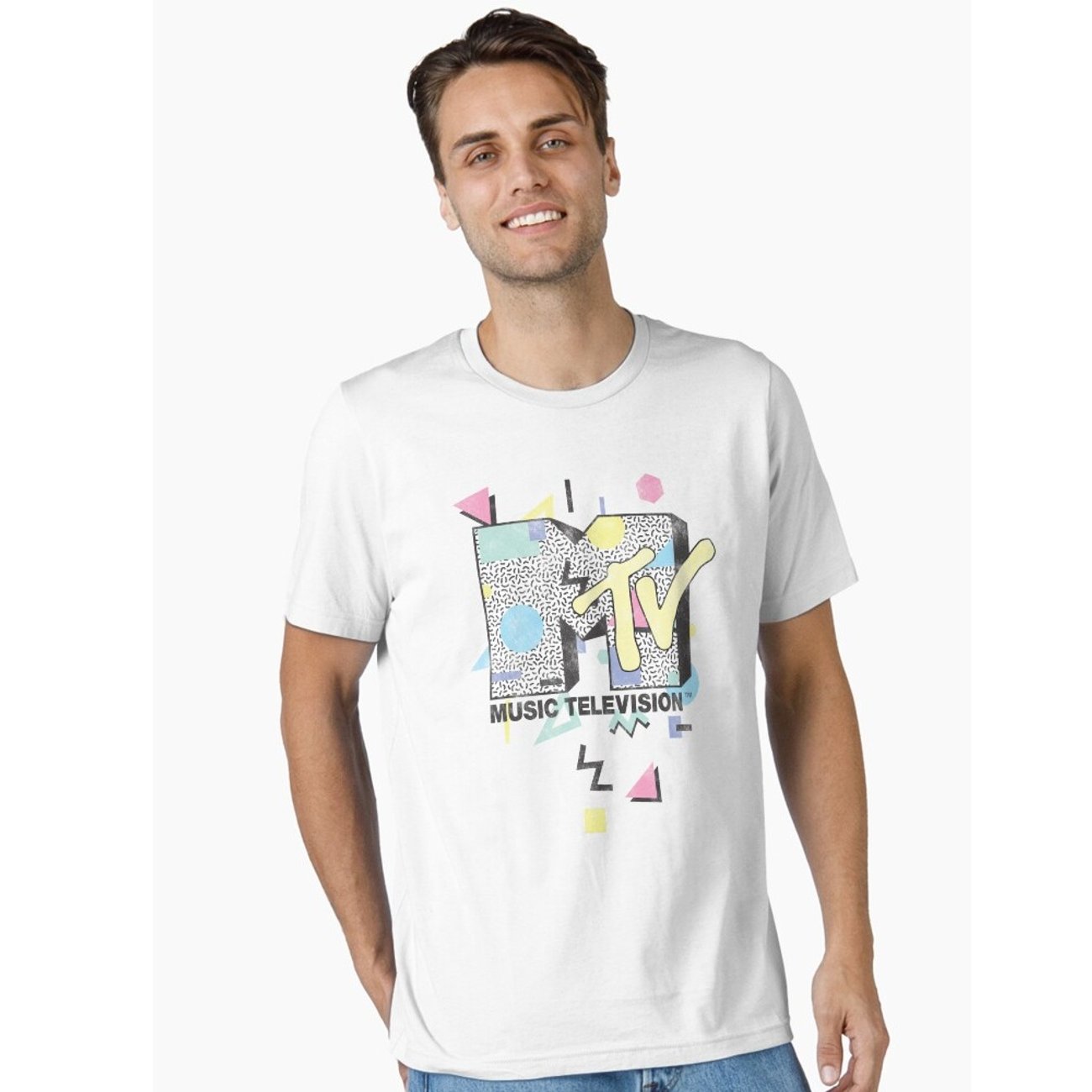 MTV 90's Art Style Logo T-Shirt