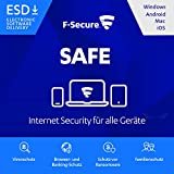 F-Secure SAFE Internet Security - 1 Jahr / 5 Geräte für Multi-Plattform (PC, Mac, Android und iOS) [