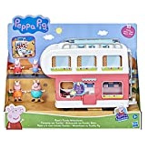 Peppa Pig Peppa’s Adventures Wohnmobil von Familie Wutz Vorschulspielzeug, umbaubares Fahrzeug