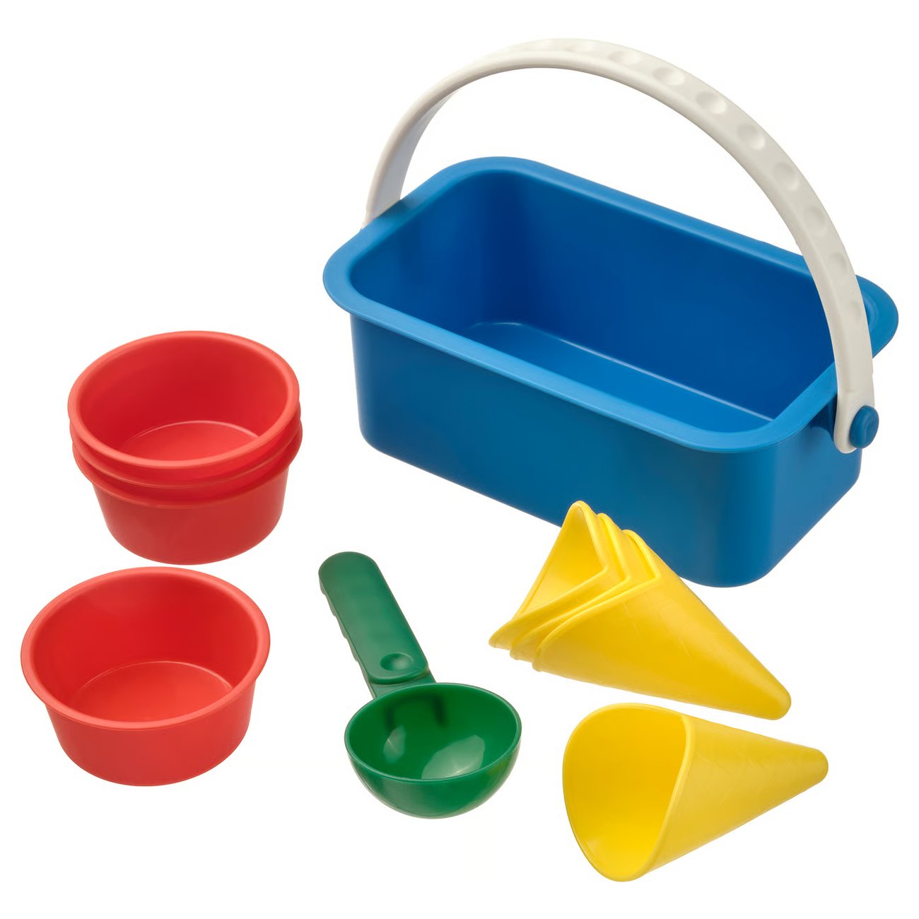 SANDIG Eiscreme-Set für Sand, 10-tlg.