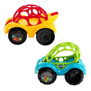 Oball, Spielzeugauto mit Rassel, 1 Stück, Farblich sortiert