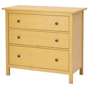 HEMNES Kommode mit 3 Schubladen