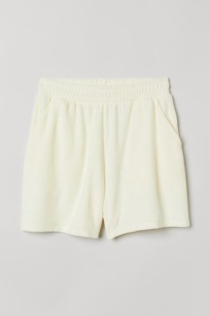 Shorts aus Frottee