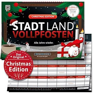 DENKRIESEN Stadt Land VOLLPFOSTEN - Christmas Edition | ab 9 Jahren