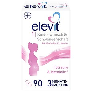 Elevit 1 - Folsäure hochdosiert - Kinderwunsch- und Schwangerschaftsvitamine