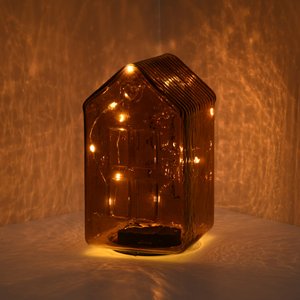 LED-Lampe als Deko-Haus