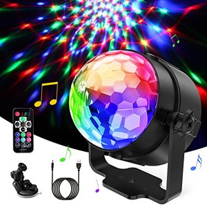 360° Rotierende Disco Licht Musik