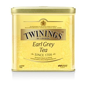 Twinings Earl Grey Schwarztee ∙ Große Dose ∙ Hochwertiger Schwarzer Tee lose ∙ Mit Bergamotte Aroma 