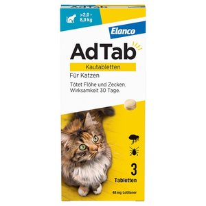 AdTab Katze über 2 bis 8 kg 48 mg