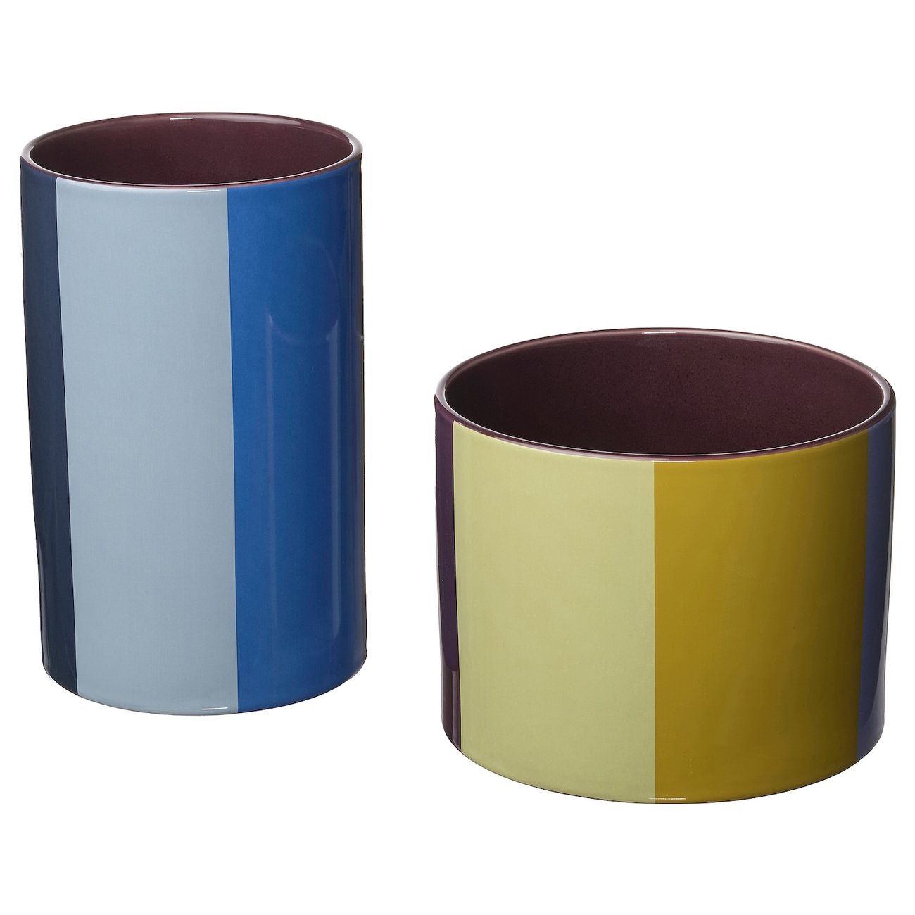 TESAMMANS Vase/Übertopf 2er-Set