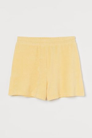 Shorts aus Frottee