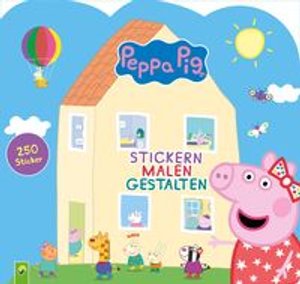Peppa Pig- Stickern Malen Gestalten