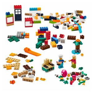 BYGGLEK LEGO®-Steine, 201 St. - versch. Farben