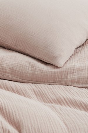 Musselin-Bettwäsche für Einzelbett