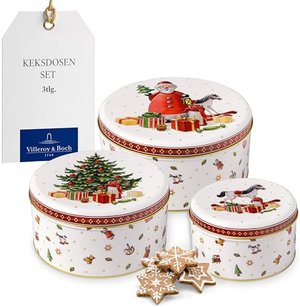 Villeroy & Boch – Winter Collage Keksdosen-Set 3-teilig