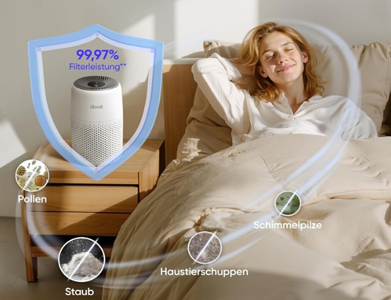 Levoit Luftreiniger mit Aromatherapie