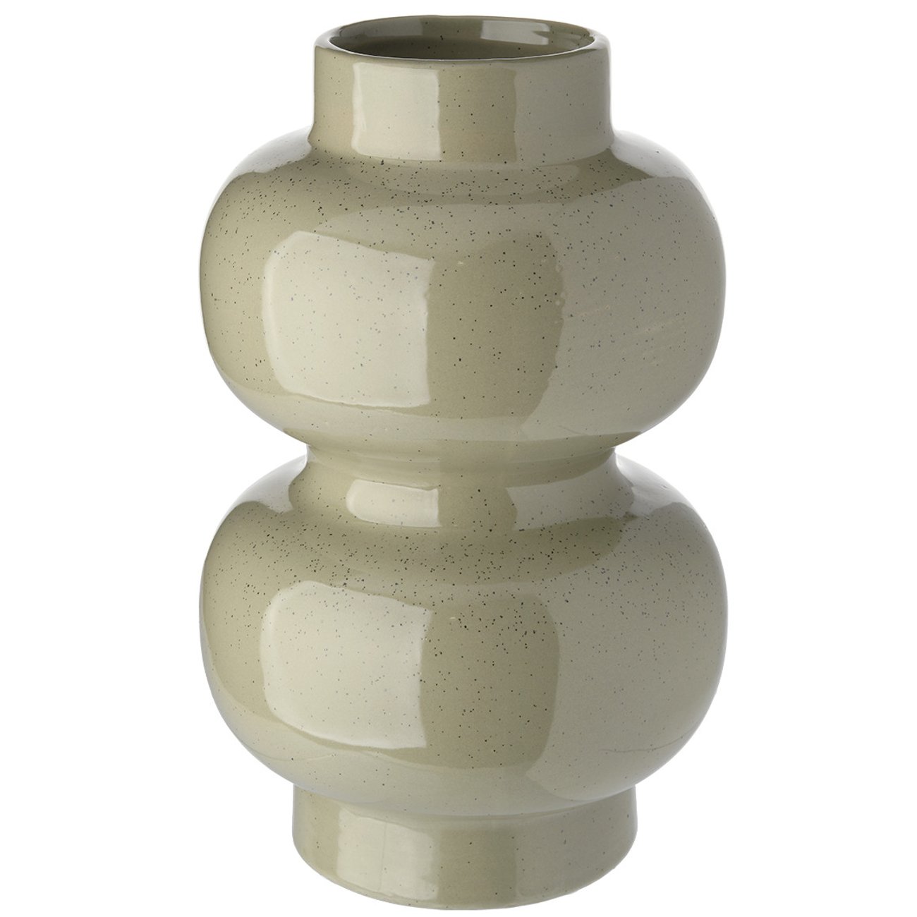 Vase mit Sprenkeln