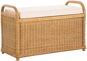 Korb-Outlet Rattan-Sitzbank