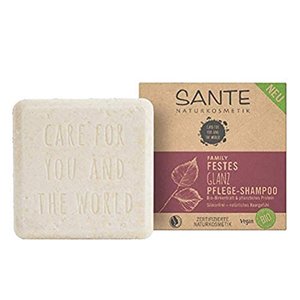 Festes Shampoo von SANTE Naturkosmetik, Glanz-Pflege Shampoo Bar 