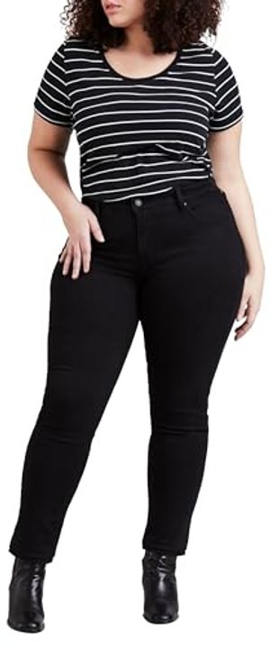 Levi's Womens Skinny Soft Black Jeans