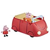 Peppa Pig Peppa’s Adventures Peppas rotes Familienauto Vorschulspielzeug, Sprache und Soundeffekte, 