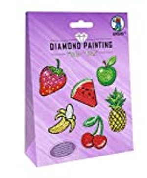 Ursus 43500004 Diamond Painting Fruits, Stickern mit funkelnden Diamanten, Set mit 2 Stickerbögen